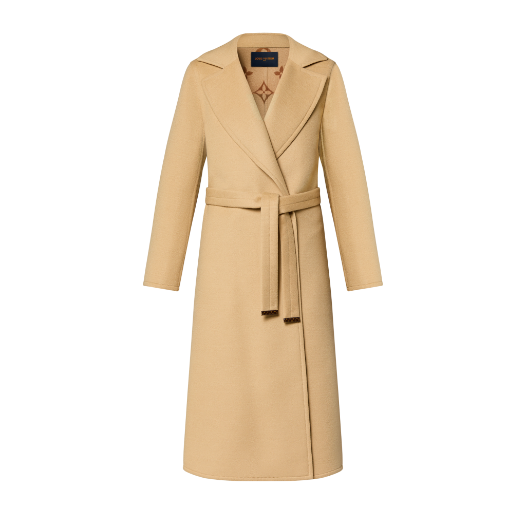 Louis Vuitton Signature Double Face Long Wrap Coat 